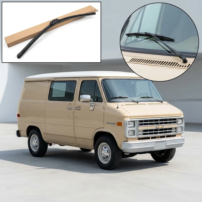 Driver Side Wiper Blade for Chevrolet P20 Van (1968 - 1974) - 1